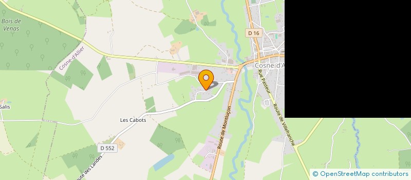 localisation de l'entreprise MONSIEUR CORNELIS ANSSEMS à COSNE D'ALLIER