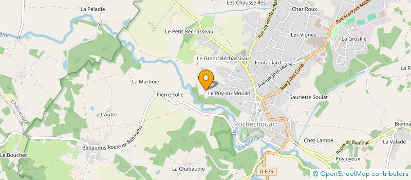 localisation de l'entreprise MONSIEUR CORNELIS DE JONG  ROCHECHOUART