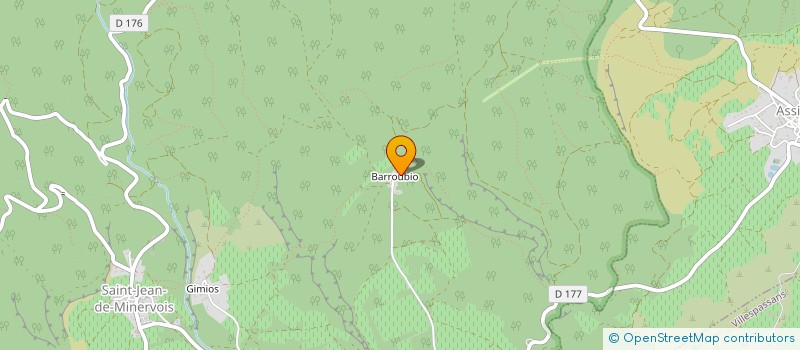 localisation de l'entreprise MONSIEUR CORNELIS RENS  PRADES-SUR-VERNAZOBRE