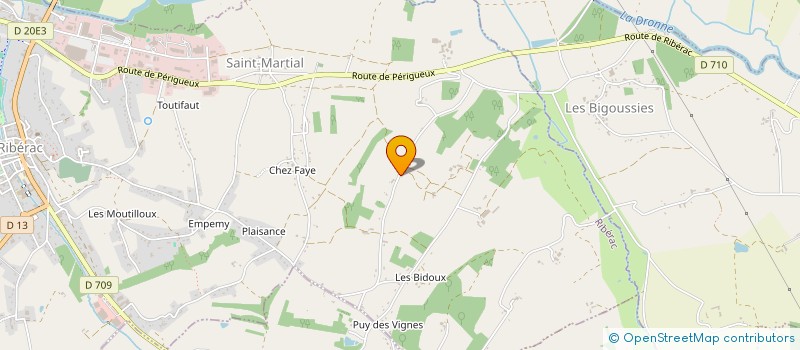 localisation de l'entreprise MONSIEUR CORNELIS STOK à RIBERAC