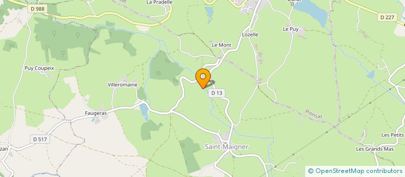 localisation de l'entreprise MONSIEUR CORNELIS THIJSSEN  SAINT-MAIGNER