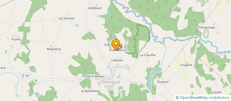 localisation de l'entreprise MONSIEUR CORNELIS VAN ES à PRESSIGNAC