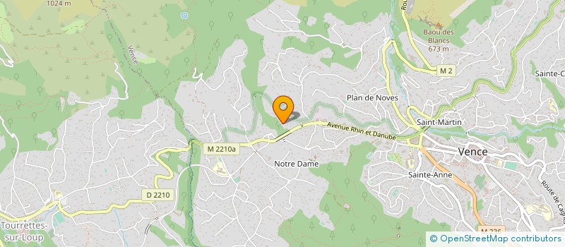 localisation de l'entreprise MONSIEUR CORNELIS WARMENHOVEN à TOURRETTES-SUR-LOUP