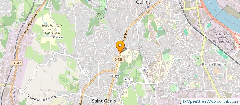 localisation de l'entreprise MONSIEUR CORNELIU CRISTEA à SAINT-GENIS-LAVAL