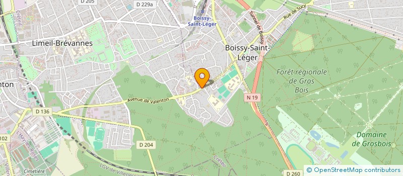 localisation de l'entreprise MONSIEUR CORNELIU CUSNIR  LIMEIL-BREVANNES
