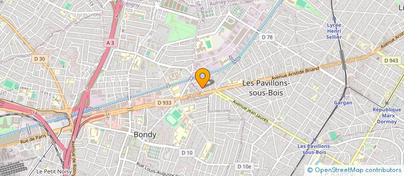 localisation de l'entreprise MONSIEUR CORNELIU DONICI  LES PAVILLONS-SOUS-BOIS