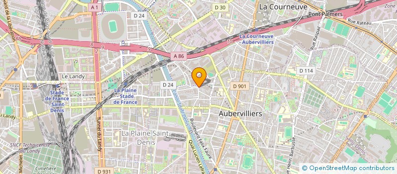 localisation de l'entreprise MONSIEUR CORNELIU DORDEA à AUBERVILLIERS