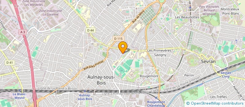 localisation de l'entreprise MONSIEUR CORNELIU SERBAN à AULNAY-SOUS-BOIS