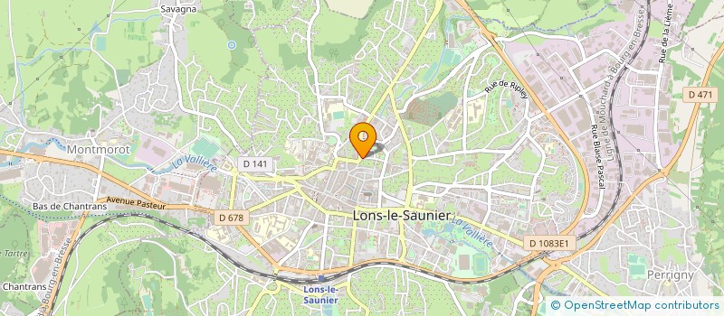 localisation de l'entreprise MONSIEUR CORNELIUS GILEZAN à LONS-LE-SAUNIER