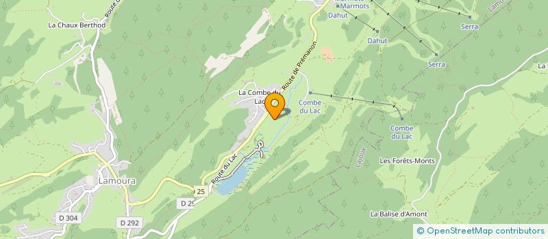 localisation de l'entreprise MONSIEUR CORNU VUILLARD  LAMOURA