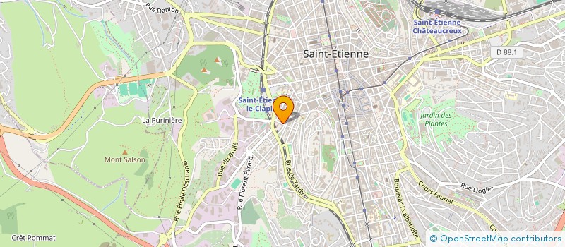 localisation de l'entreprise MONSIEUR CORRADO MICIELI à SAINT-ETIENNE