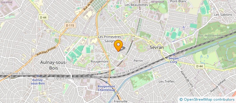 localisation de l'entreprise MONSIEUR CORREIA RODRIGUES QUINTINO à SEVRAN