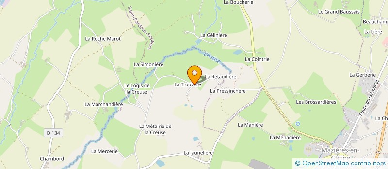 localisation de l'entreprise MONSIEUR CORTO ALLIN  SAINT-MARC-LA-LANDE