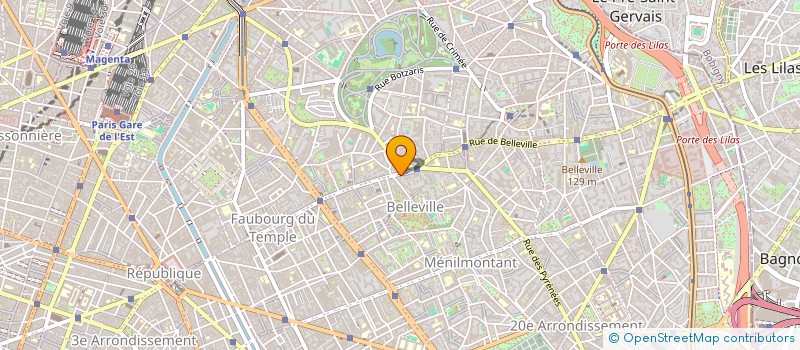 localisation de l'entreprise MONSIEUR CORTO CHAVANE  PARIS