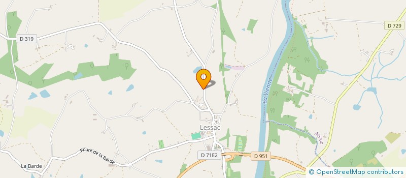 localisation de l'entreprise MONSIEUR CORTO TERNET à LESSAC