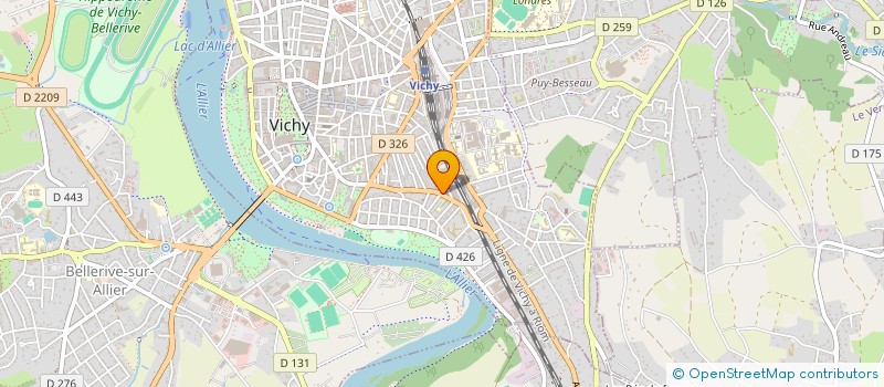 localisation de l'entreprise MONSIEUR CORWIN HILT  VICHY