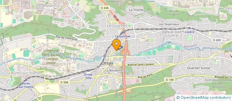 localisation de l'entreprise MONSIEUR CORY VOUNDOU-BOISFER  ORSAY