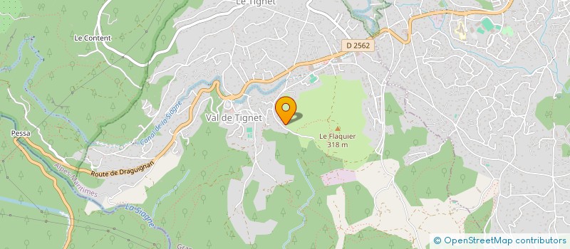 localisation de l'entreprise MONSIEUR COSIMO CICCONE à LE TIGNET
