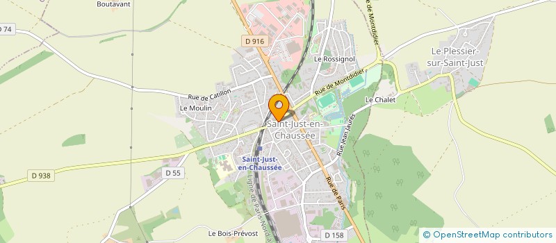localisation de l'entreprise MONSIEUR COSIMO DETORADO à SAINT-JUST-EN-CHAUSSEE
