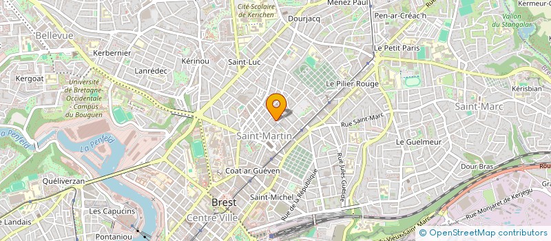 localisation de l'entreprise MONSIEUR COSIMO MACAGNO à BREST