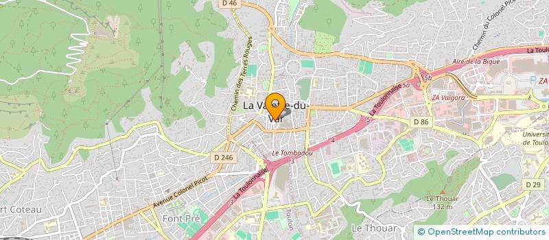 localisation de l'entreprise MONSIEUR COSIMO MASSA à LA VALETTE-DU-VAR