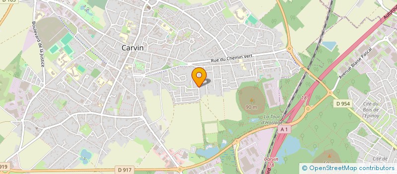 localisation de l'entreprise MONSIEUR COSIMO ZAMPAGLIONE  CARVIN