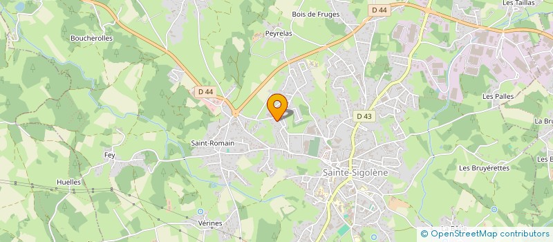 localisation de l'entreprise MONSIEUR COSKUN FAYDALI  SAINTE-SIGOLENE