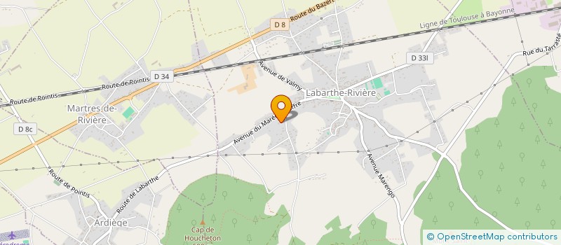 localisation de l'entreprise MONSIEUR COSME AKPOVO  LABARTHE-RIVIERE