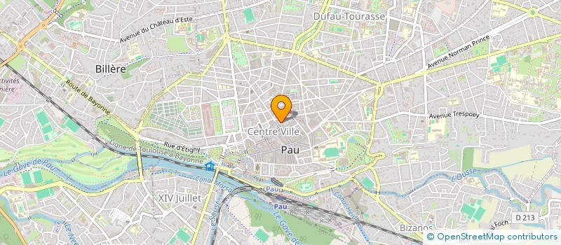 localisation de l'entreprise MONSIEUR COSME GUERET à PAU