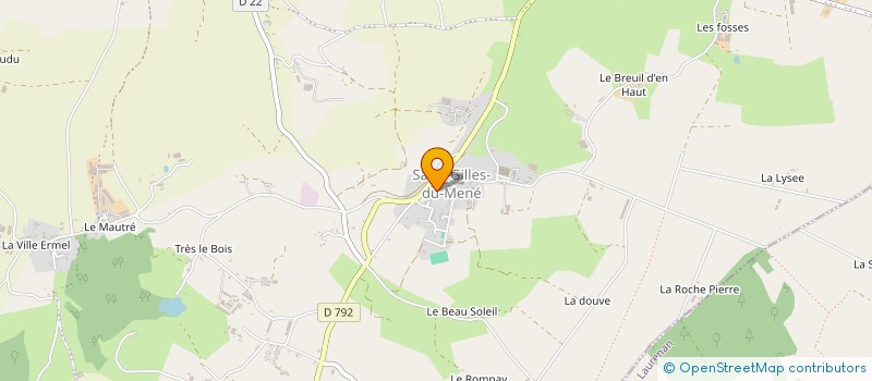 localisation de l'entreprise MONSIEUR COSMIN ARSINE à LE MENE