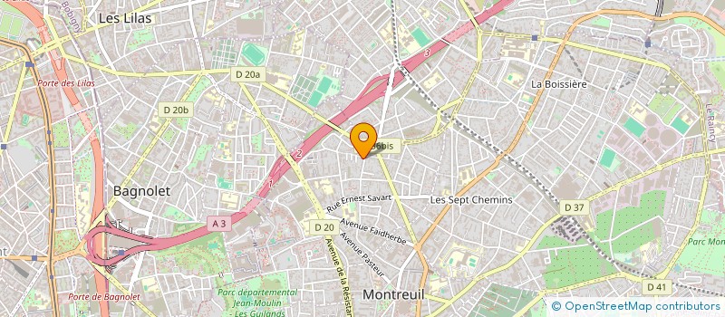 localisation de l'entreprise MONSIEUR COSMIN BASESCU à MONTREUIL