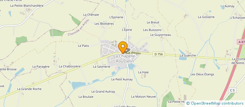 localisation de l'entreprise MONSIEUR COSMIN COSERCAR  CHEMILLE-EN-ANJOU