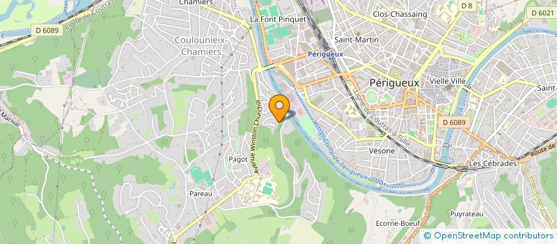 localisation de l'entreprise MONSIEUR COSMIN-EMANUEL SETNIC  COULOUNIEIX-CHAMIERS