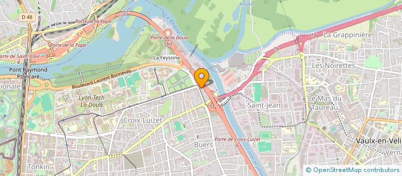 localisation de l'entreprise MONSIEUR COSMIN FLOREA  VILLEURBANNE