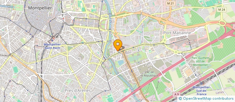 localisation de l'entreprise MONSIEUR COSMIN GRANCIA à MONTPELLIER