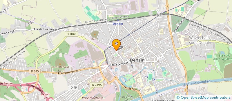 localisation de l'entreprise MONSIEUR COSMIN-IONEL STOICA à DENAIN