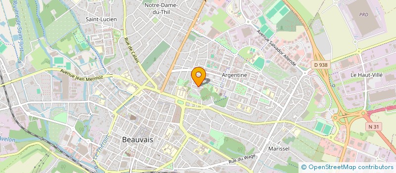 localisation de l'entreprise MONSIEUR COSMIN IUREA  BEAUVAIS