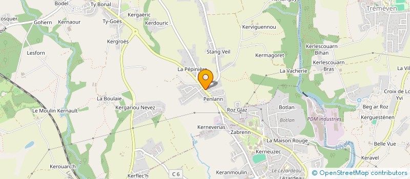 localisation de l'entreprise MONSIEUR COSMIN MIHALACHE  MELLAC