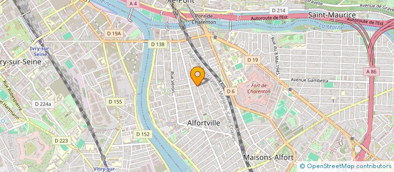 localisation de l'entreprise MONSIEUR COSMIN ZAHARIE à ALFORTVILLE