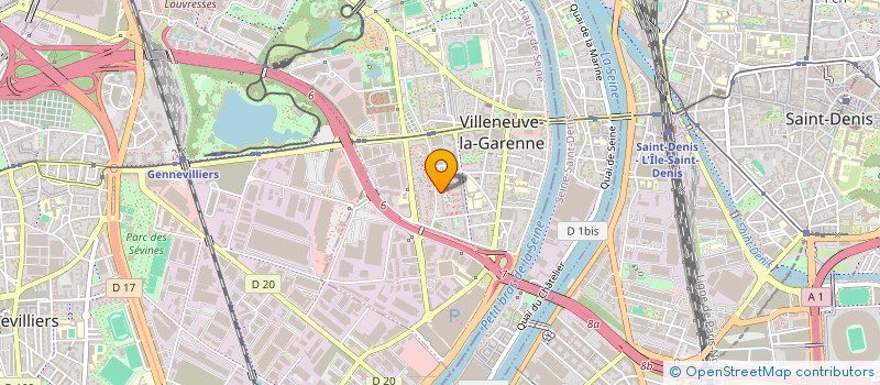 localisation de l'entreprise MONSIEUR COSMOS IKWUAGHA  VILLENEUVE-LA-GARENNE