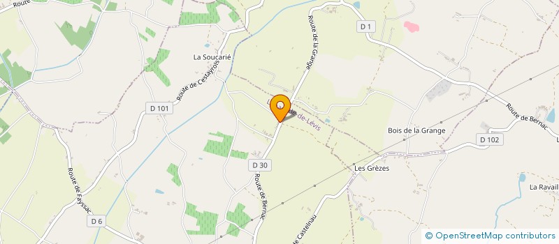 localisation de l'entreprise MONSIEUR COSSIMO DALFINO  BERNAC