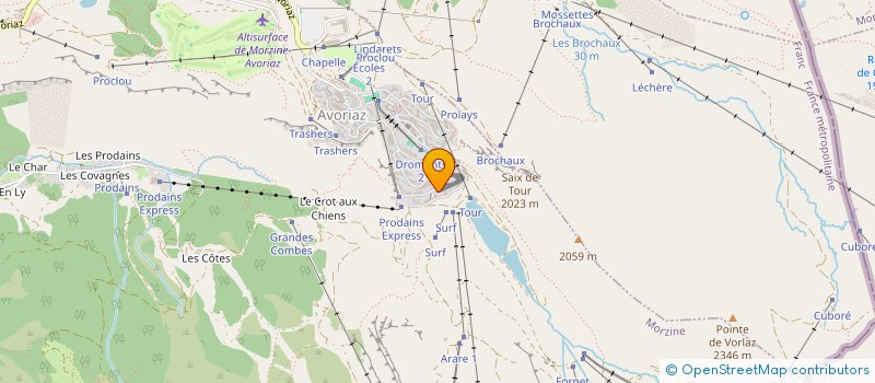 localisation de l'entreprise MONSIEUR COSTA CLOPPET  MORZINE