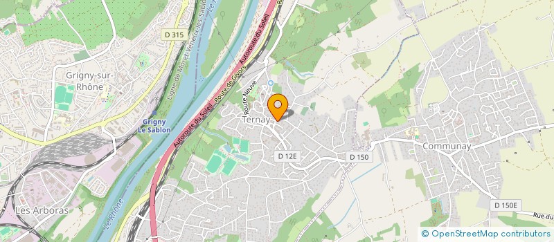 localisation de l'entreprise MONSIEUR COSTA PEREIRA  TERNAY