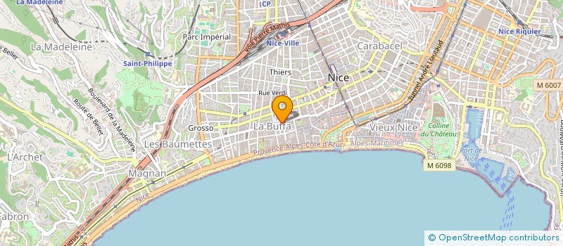localisation de l'entreprise MONSIEUR COSTANTINO CHIRICO à NICE