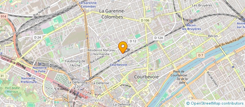 localisation de l'entreprise MONSIEUR COSTANZO LA LINGUA à COURBEVOIE