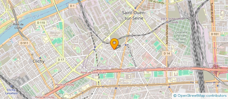 localisation de l'entreprise MONSIEUR COSTEL BURLUC à SAINT-OUEN-SUR-SEINE