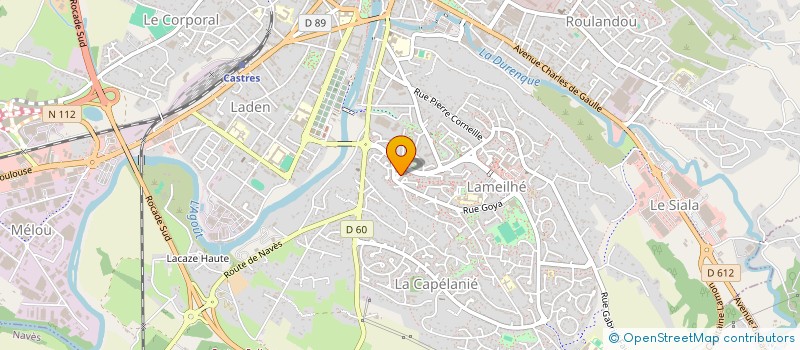 localisation de l'entreprise MONSIEUR COSTEL CHIATA  CASTRES