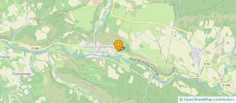 localisation de l'entreprise MONSIEUR COSTEL CHIRIAC  SAINTE-EUPHEMIE-SUR-OUVEZE