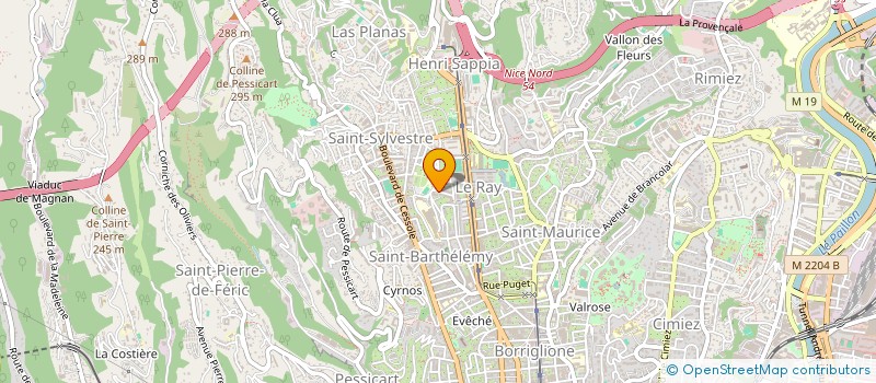 localisation de l'entreprise MONSIEUR COSTEL MARTIN à NICE