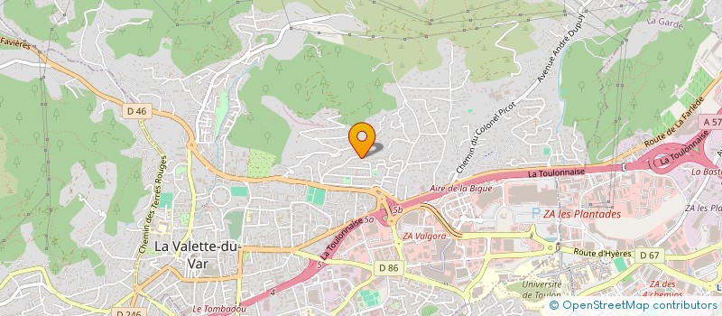 localisation de l'entreprise MONSIEUR COSTEL MIRON  LA VALETTE-DU-VAR